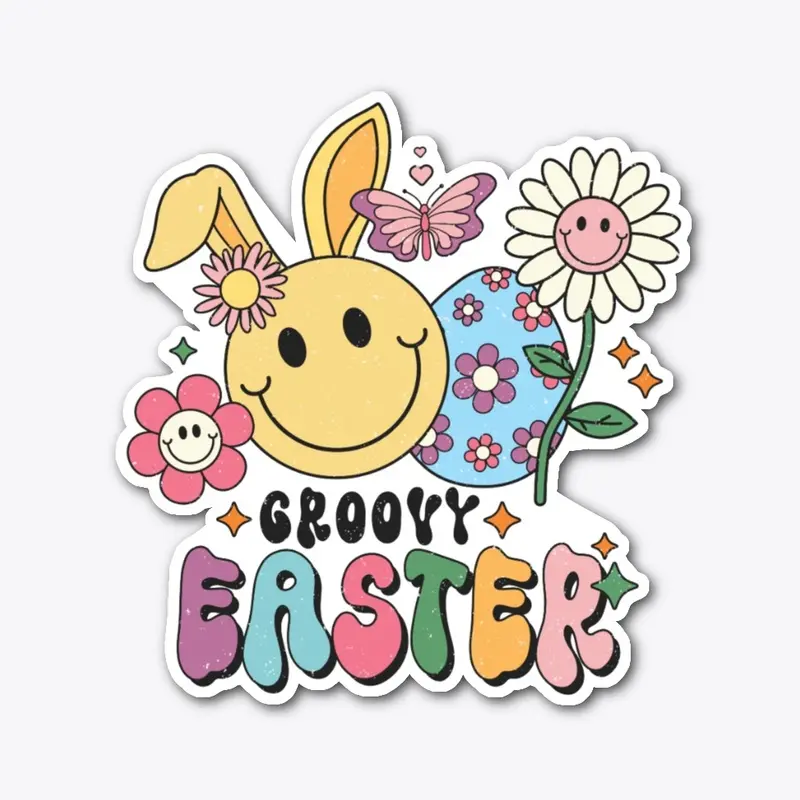 Retro Groovy Easter